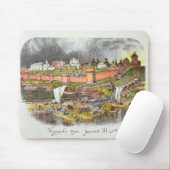 Het Kremlin in Moskou in de tijd van Tsar Ivan III Muismat (Met muis)