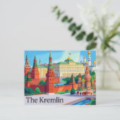 Het Kremlin Rusland Briefkaart (Staand voorkant)