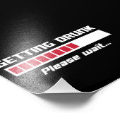 Het krijgen Drink Gelieve te wachten de Bar van de Foto Afdruk (Hoek)