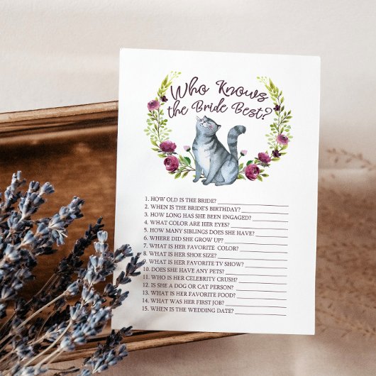 Het krijgen Meowiwide die de Bride Beste Kaart van