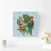 Het krijgen van de Klok van de Kerstboom (Huis)