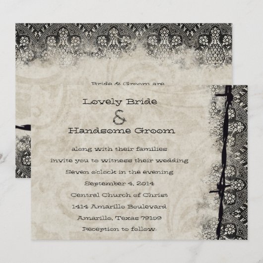 Het krijgen van de Uitnodiging van de Weddenschap (Voorkant / Achterkant)