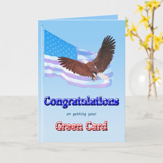 Het krijgen van een groene kaart (Gele Bloem)