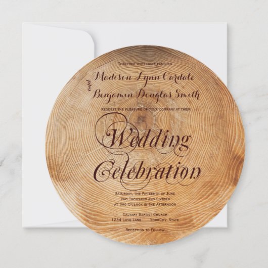 Het krijgen van gehitte bomen Rings Weddenschap Kaart (Achterkant)