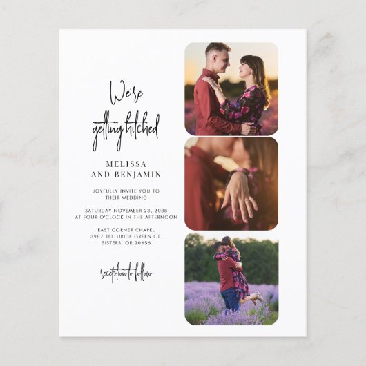 Het krijgen van gehitte Foto Collage Wedding Uitno (Voorkant)