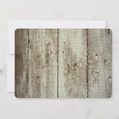 Het krijgen van gehitte Rustic de Uitnodigingen va (Achterkant)