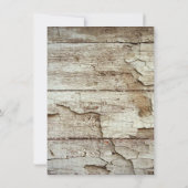 Het krijgen van gehitte Rustic de Uitnodigingen va (Achterkant)