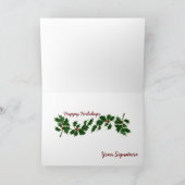 Het krijgen van het Wenskaart van het Ijs Feestdagen Kaart (Binnen)