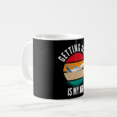 Het krijgen van Hoogte is Mijn Begeleidende Vlucht Koffiemok (Voorkant links)