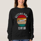 Het krijgen van Hoogte is Mijn Begeleidende Vlucht Trui (Voorkant)