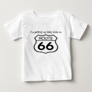 Het krijgen van Mijn Baby op Route 66 - Baby T-Shi