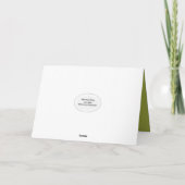 Het krijgen van Oude Verjaardag Grijze Muis Kaart (Achterkant)