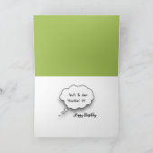 Het krijgen van Oude Verjaardag Koe Humor Kaart (Binnen)