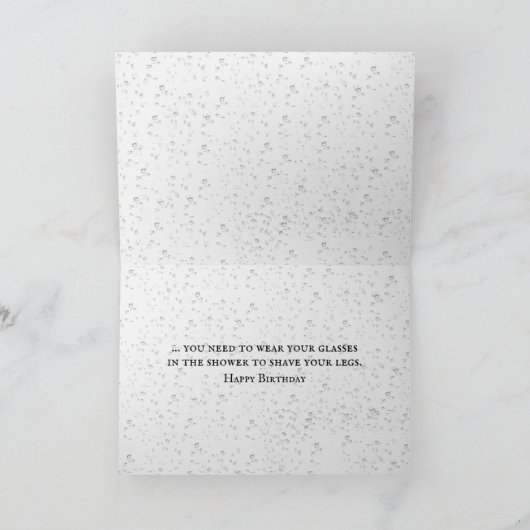 Het krijgen van Oude Verjaardag oogballen en drupp Kaart (Binnen)