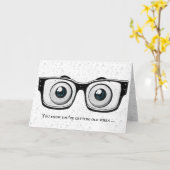 Het krijgen van Oude Verjaardag oogballen en drupp Kaart (Gele Bloem)