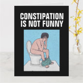 HET KRIJGEN VAN OUDERE GRAPPIGE CONSTIPATIE GROTE  KAART (Gele Bloem)