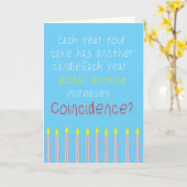 het krijgen van oudere ..... kaart (Gele Bloem)