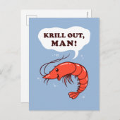 Het kril bemant uit briefkaart (Voorkant / Achterkant)