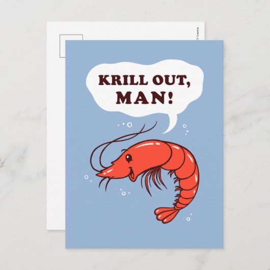 Het kril bemant uit briefkaart (Voorkant / Achterkant)