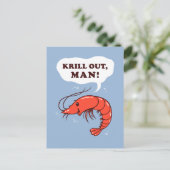 Het kril bemant uit briefkaart (Staand voorkant)