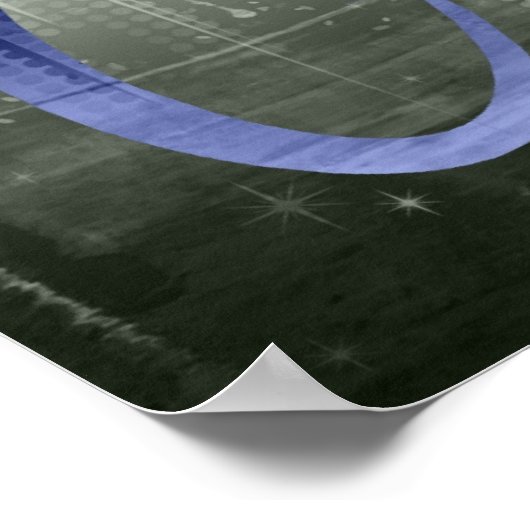 Het kringelen Poster met het Citaat van de Ononder (Hoek)