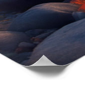 Het kristalmeer, het bos en de sluimerende vulkaan poster (Hoek)