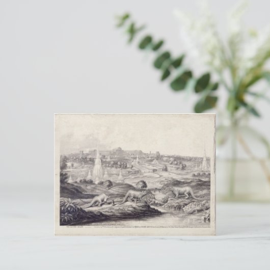 Het Kristalpaleis Briefkaart (Staand voorkant)