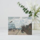 Het Kristalpaleis ~ Camille Pissarro Briefkaart (Staand voorkant)