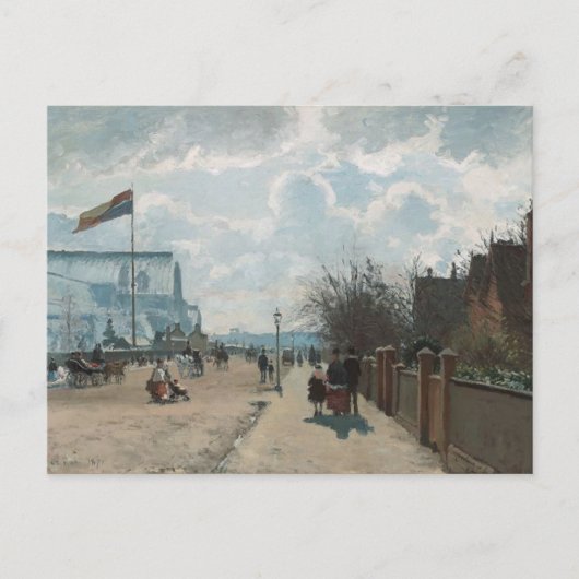 Het Kristalpaleis ~ Camille Pissarro Briefkaart (Voorkant)