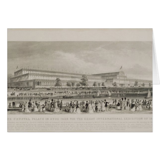 Het Kristalpaleis in Hyde Park voor de Grote Inte (Voorkant Horizontaal)