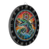 Het krokodillenmeer in Target Focus Dartbord (Voorkant Links)