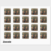 Het kronatieproces van Joseph II Vierkante Sticker (Vel)