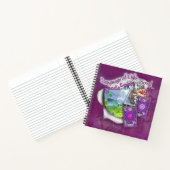 Het Kronen Chakra Doodle Journal Notitieboek (Binnen)