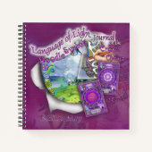 Het Kronen Chakra Doodle Journal Notitieboek (Voorkant)