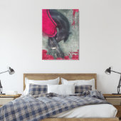 Het kronkel - omhulde canvas afdruk (Insitu (Slaapkamer))