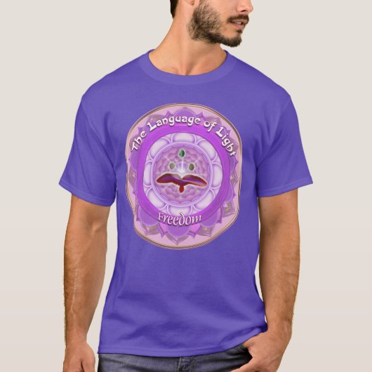Het Kroonchakra symbool van vrijheid T-shirt (Voorkant)