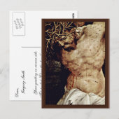 het kroondetail van grünewald mathis Gothart Briefkaart (Voorkant / Achterkant)