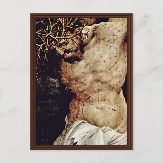 het kroondetail van grünewald mathis Gothart Briefkaart (Voorkant)