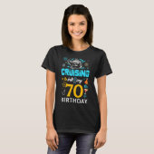 Het kruipen in mijn 70 jaar oud vogelplein 70th C T-shirt (Voorkant volledig)