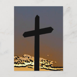 Het kruis briefkaart