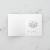 Het kruis en de Sympathie van de Duif danken u Bedankkaart (Binnen)