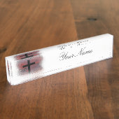 Het kruis en jij naambordje (Zijkant)