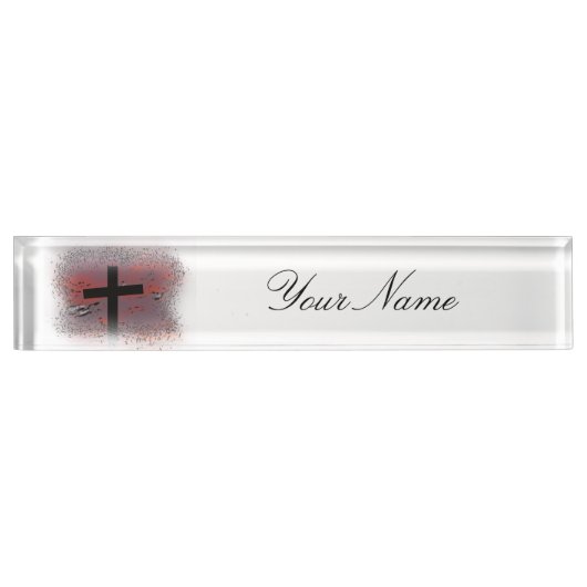 Het kruis en jij naambordje (Voorkant)