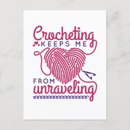 Het kruis houdt me van het ontrafelen briefkaart