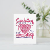 Het kruis houdt me van het ontrafelen briefkaart (Staand voorkant)