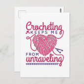 Het kruis houdt me van het ontrafelen briefkaart (Voorkant / Achterkant)