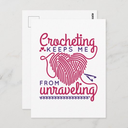 Het kruis houdt me van het ontrafelen briefkaart (Voorkant / Achterkant)