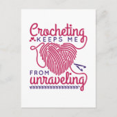 Het kruis houdt me van het ontrafelen briefkaart (Voorkant)