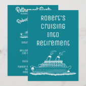 Het kruis in Pensioenpartij Eenvoudige Moderne Kaart (Voorkant / Achterkant)