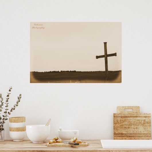 Het kruis poster (Keuken)
